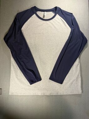 Mintreus Men's Long Sleeve Raglan Shirt Size XL